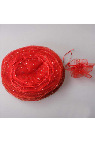 Kırmızı Yuvarlak Sünnet Çerez Kesesi
