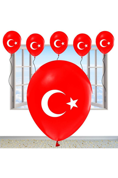 Türk Bayraklı Sünnet Balonu